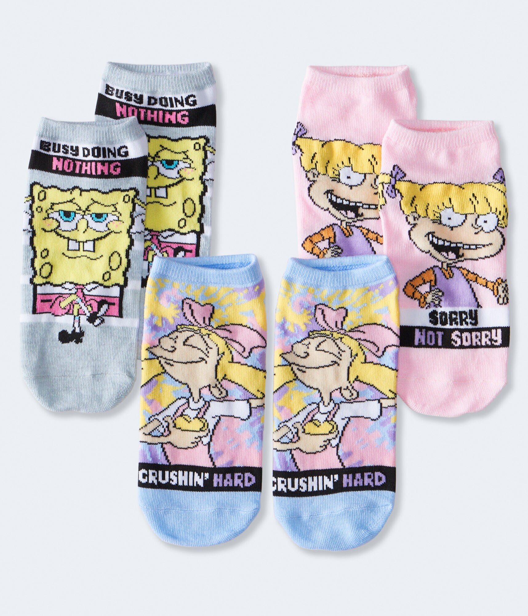 Nickelodeon '90s Cartoons Ankle Sock 3Pack