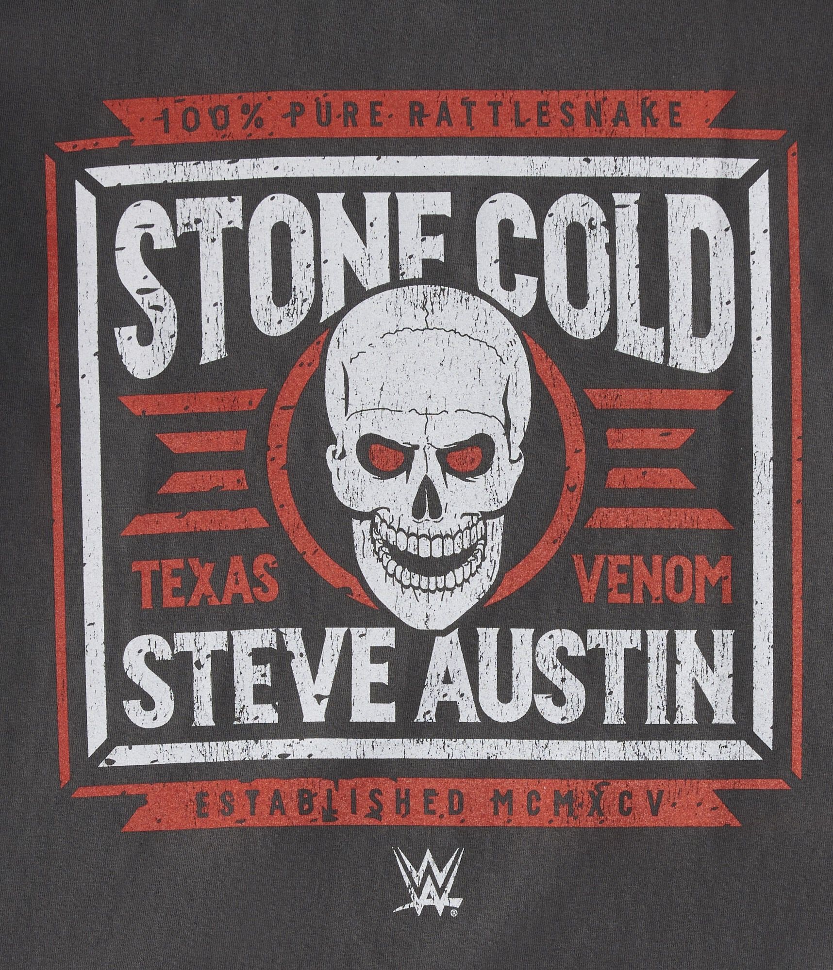 WWE Stone Cold Steve Austin Relaxed Graphic Tee