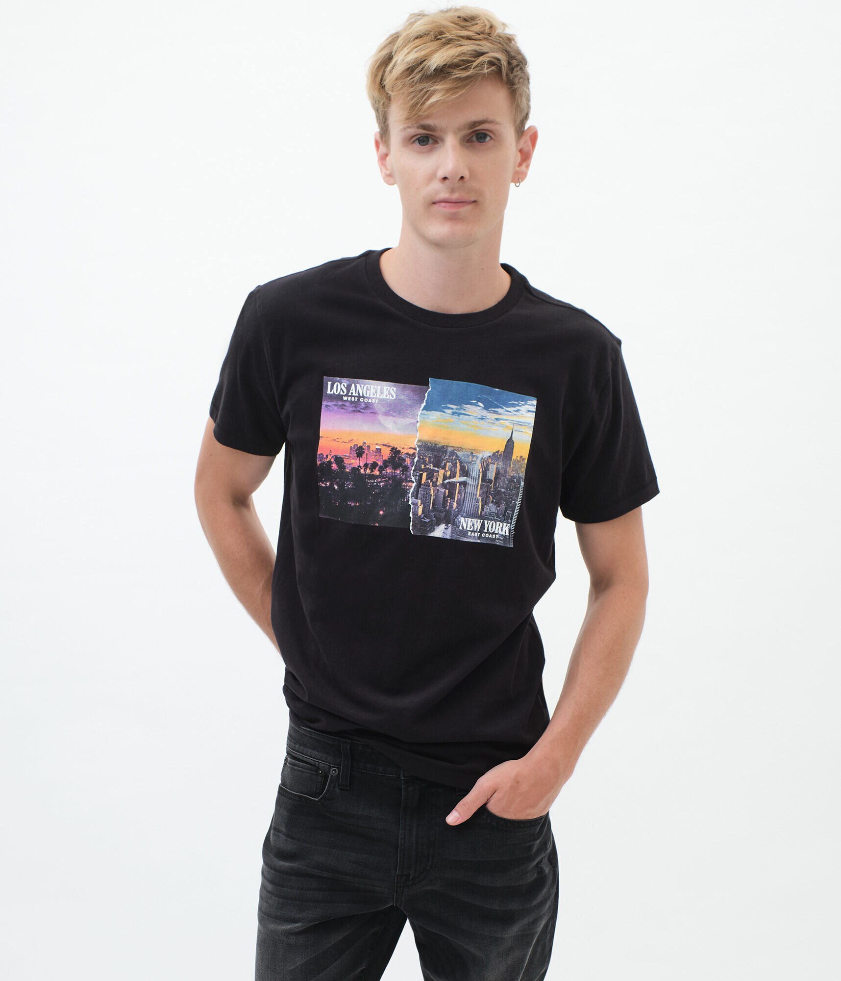 Los Angeles/New York Graphic Tee