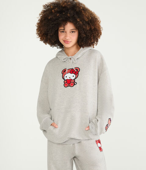 Hello Kitty | Aero Heart Bear Pullover Hoodie Hello Kitty | Aero Heart Bear Pullover Hoodie