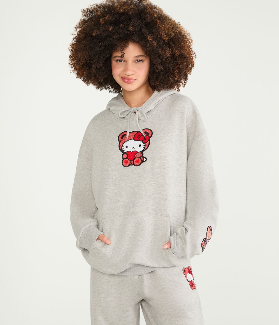 Hello Kitty | Aero Heart Bear Pullover Hoodie