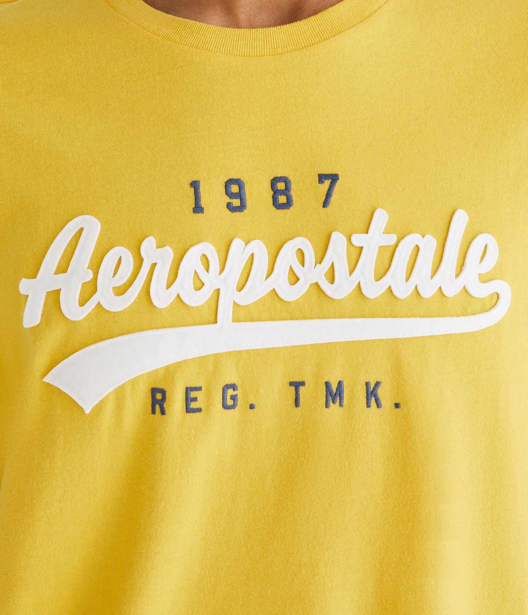 Aeropostale Script Appliqu&eacute; Graphic Tee