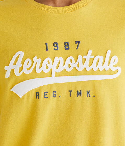 Aeropostale Script Appliqué Graphic Tee