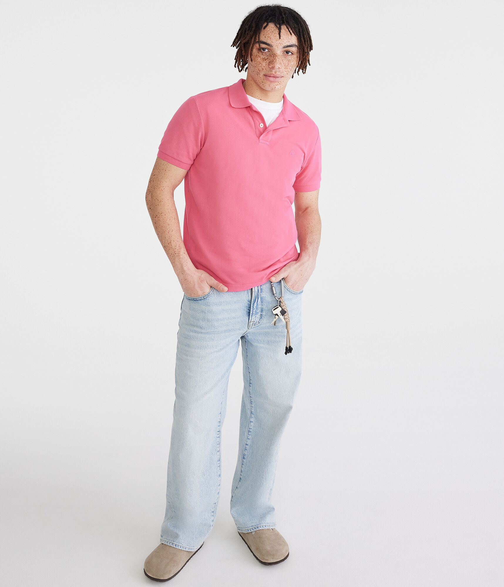 Tonal A87 Logo Piqu&amp;eacute; Polo