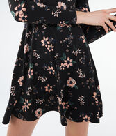 Floral Tie-Back Fit & Flare Dress