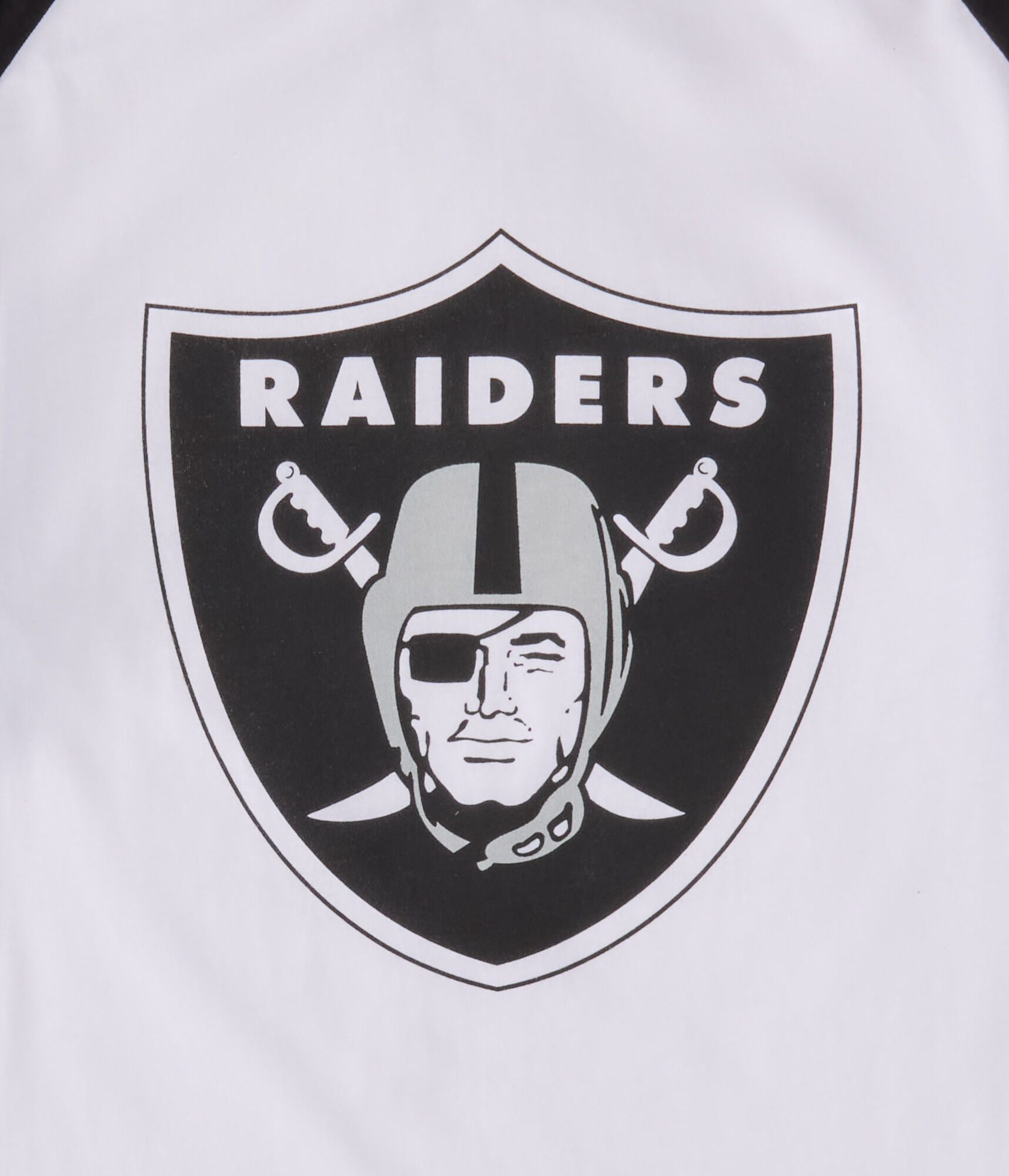 3/4 Sleeve Las Vegas Raiders Relaxed Raglan Tee