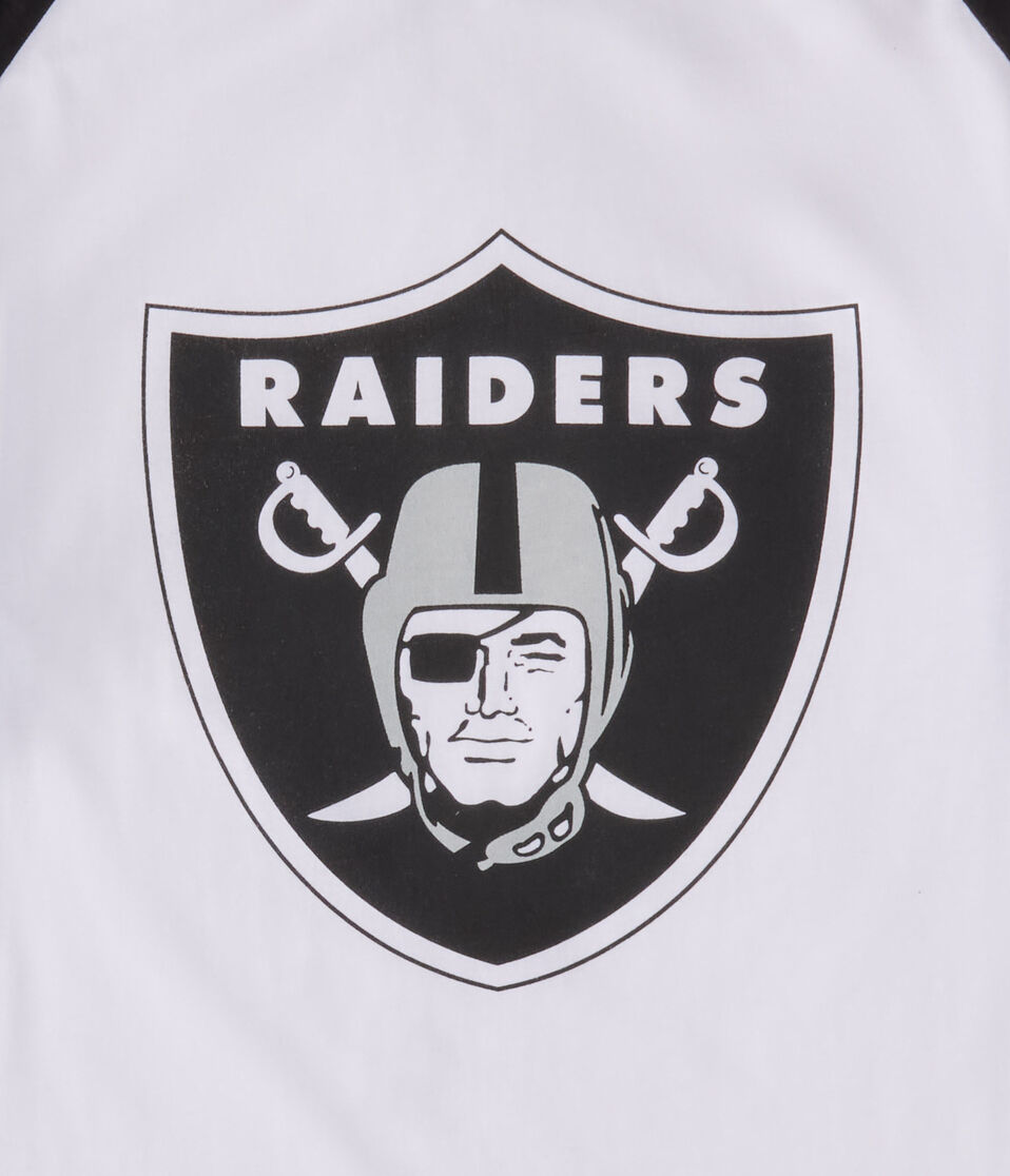 3/4 Sleeve Las Vegas Raiders Relaxed Raglan Tee