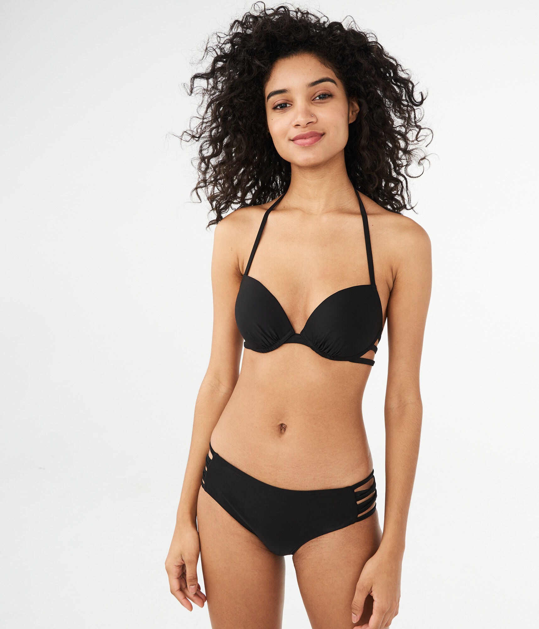 LLD Solid Strappy Hipster Bottom