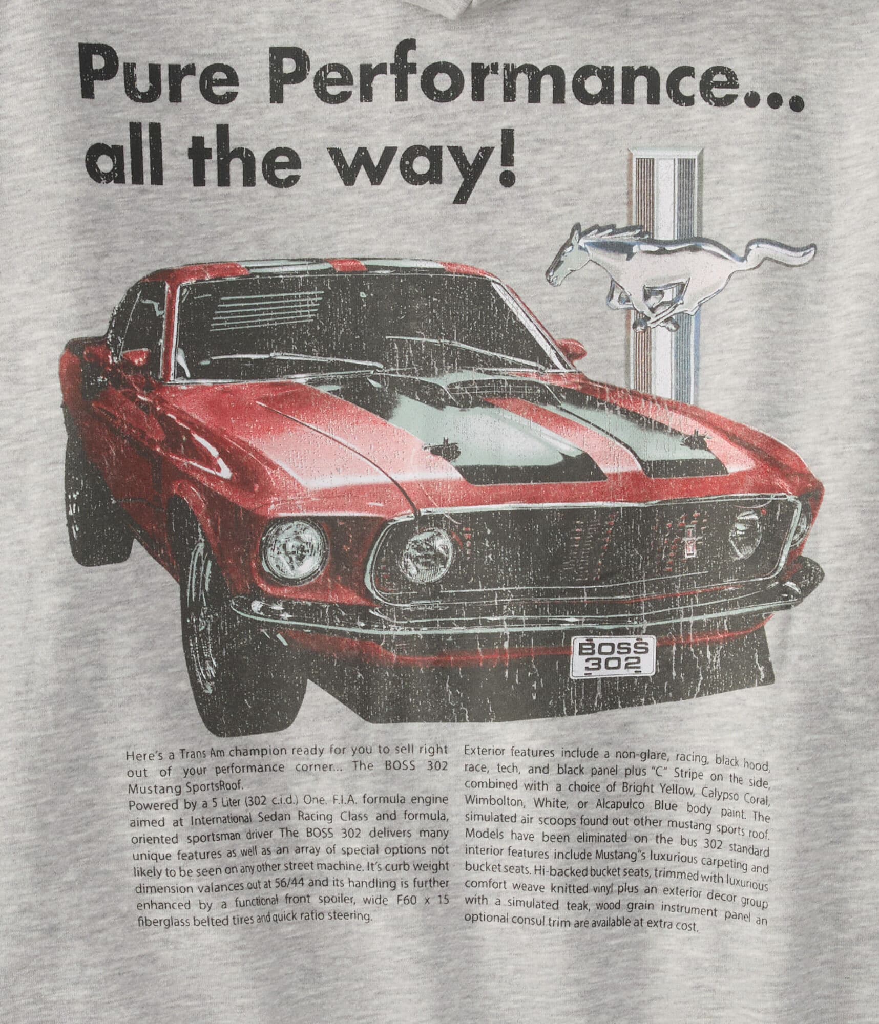 Ford Mustang Boss 302 Full-Zip Hoodie