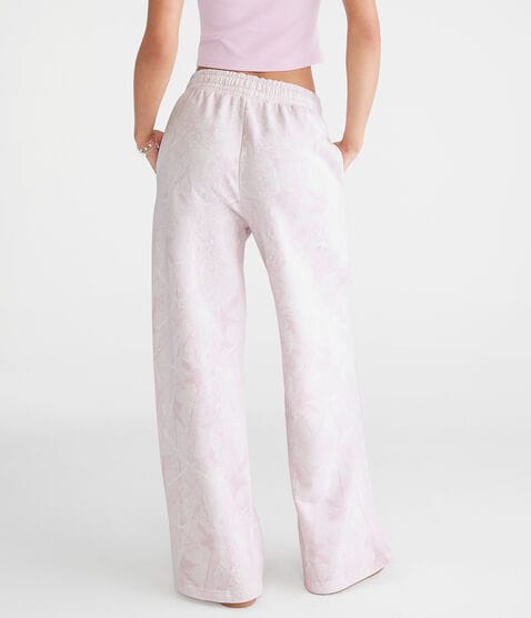 Forest Camo High-Rise Wide Leg Sweatpants Forest Camo High-Rise Wide Leg Sweatpants