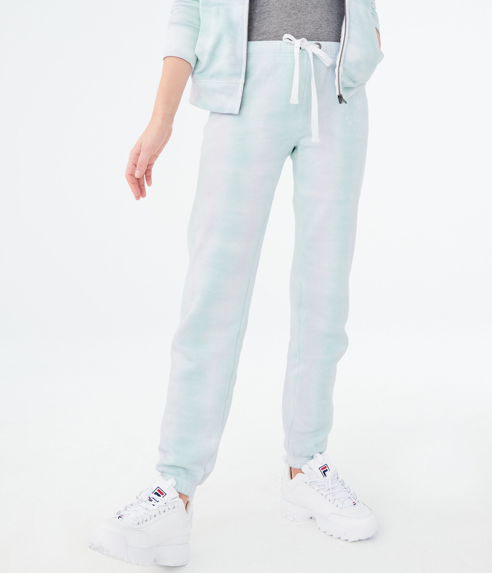 Tie-Dye Aeropostale "A" Cinch Sweatpants