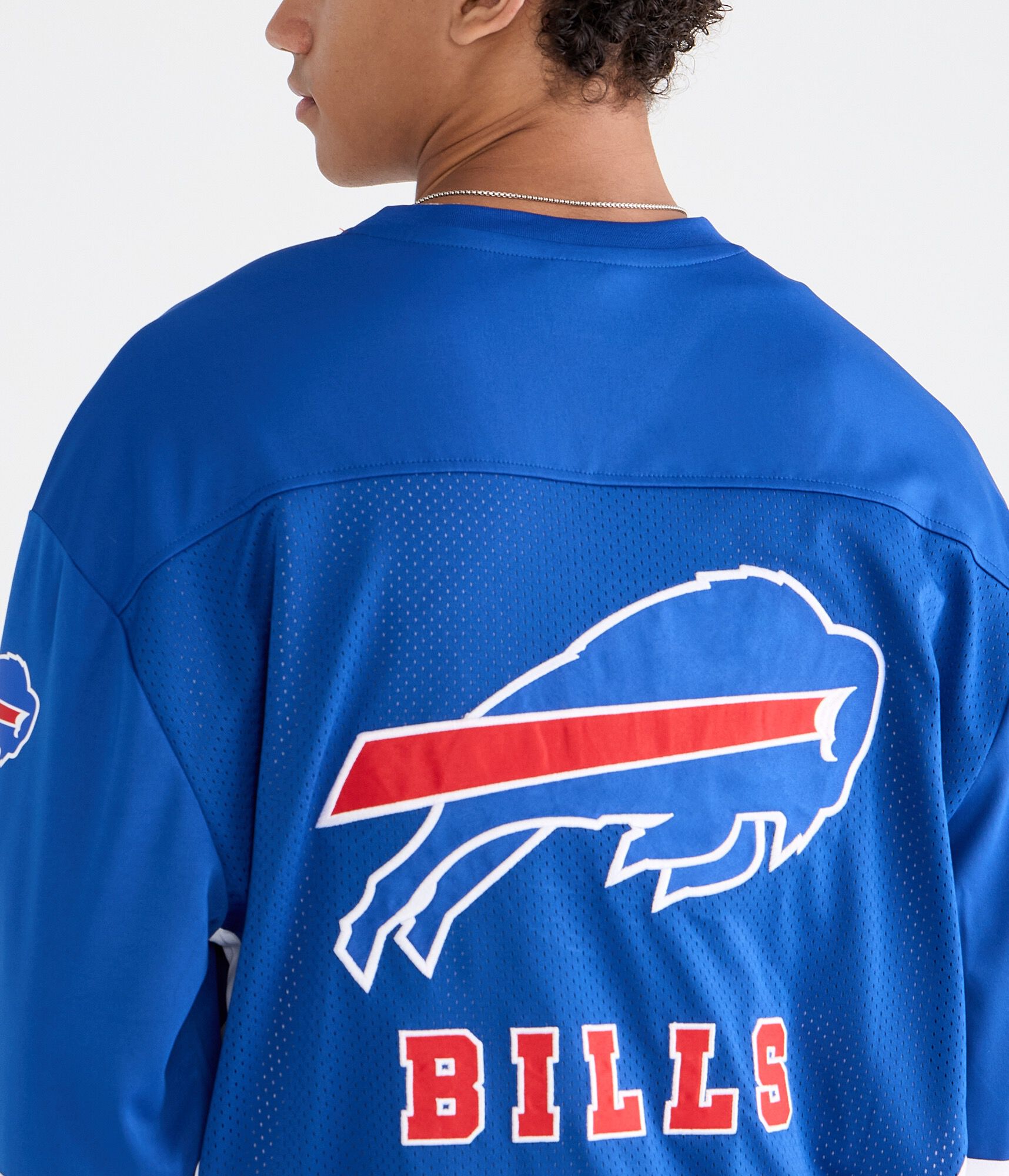 Long Sleeve Buffalo Bills Mesh Top