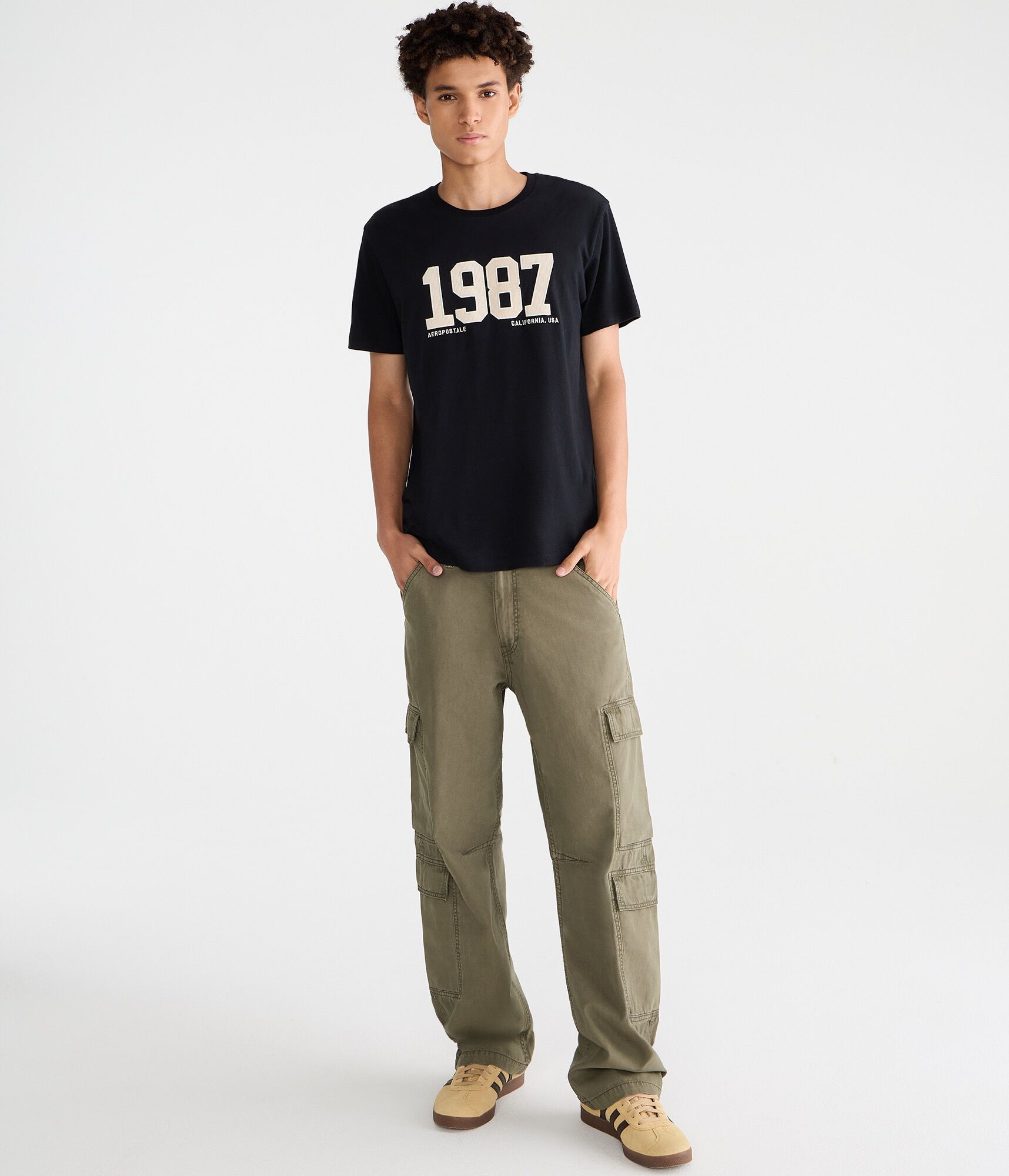 Aeropostale 1987 Appliqu&eacute; Graphic Tee