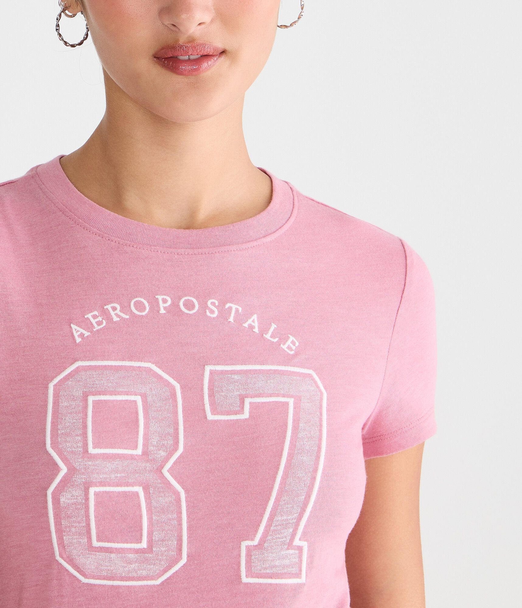 Aeropostale Oversized 87 Graphic Tee