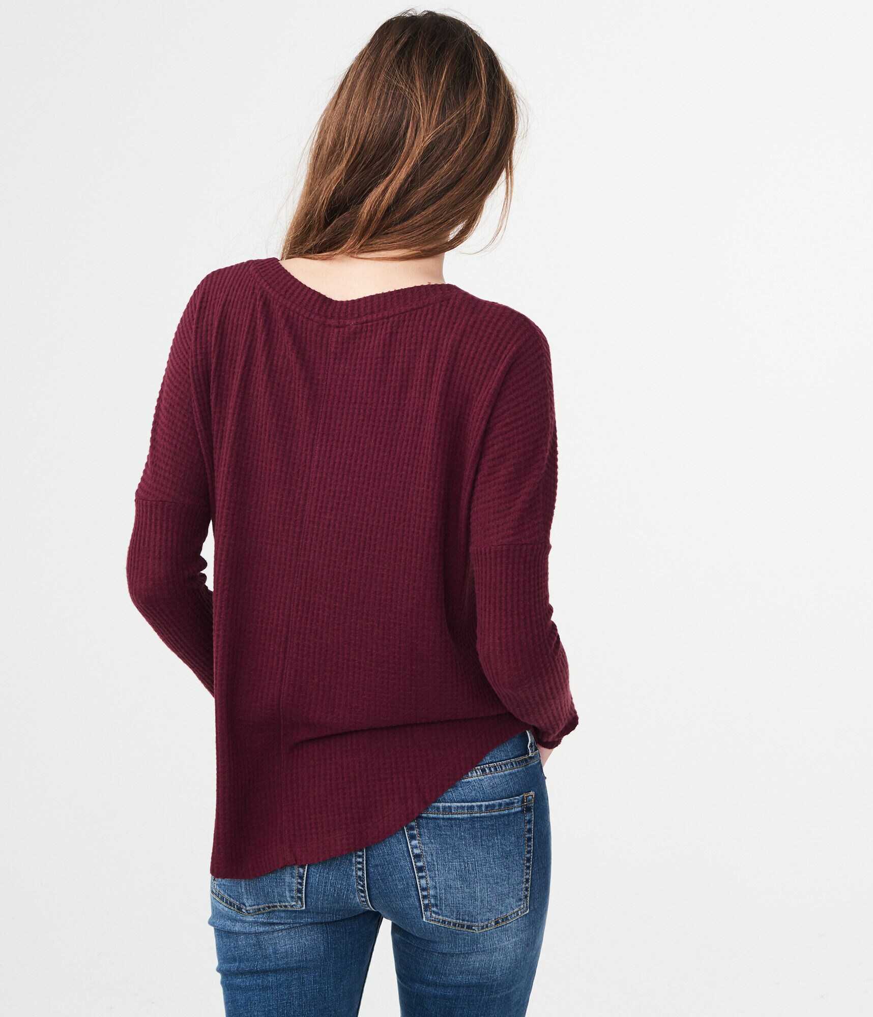 青様おまとめWAFFLE LIKE PUFF SLEEVE KNIT 74567-1_e48e6014-704e-4dcc-