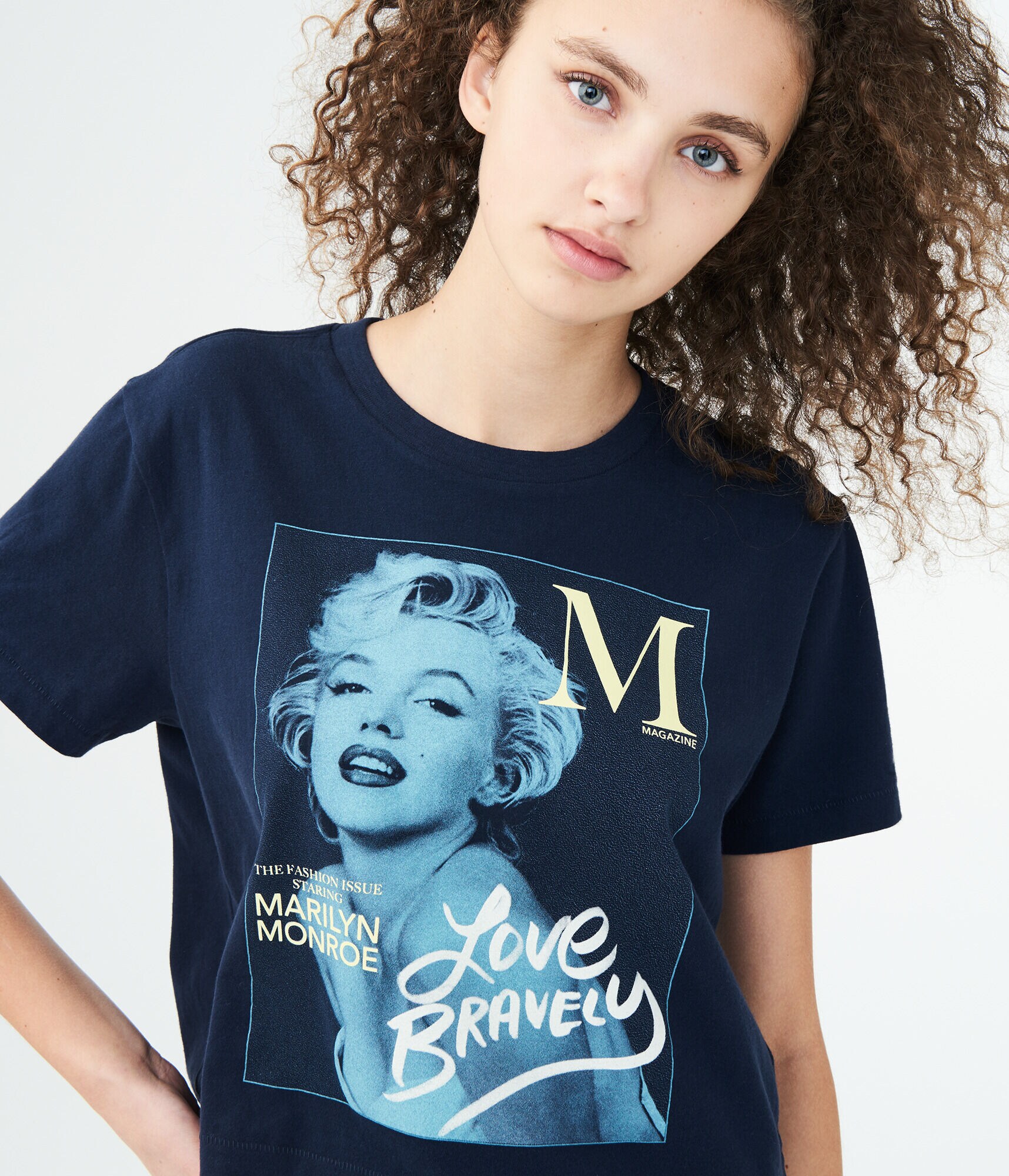 Marilyn Monroe Graphic Crop Tee