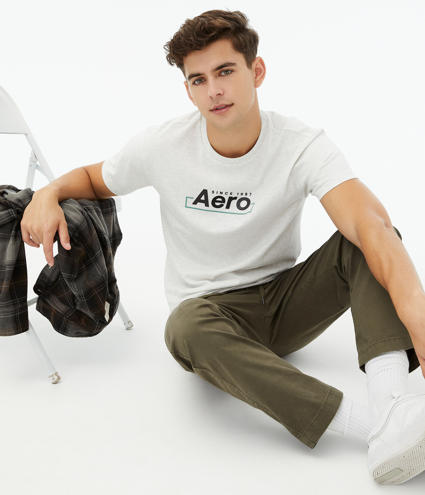 Aero Centered Box Logo Graphic Tee