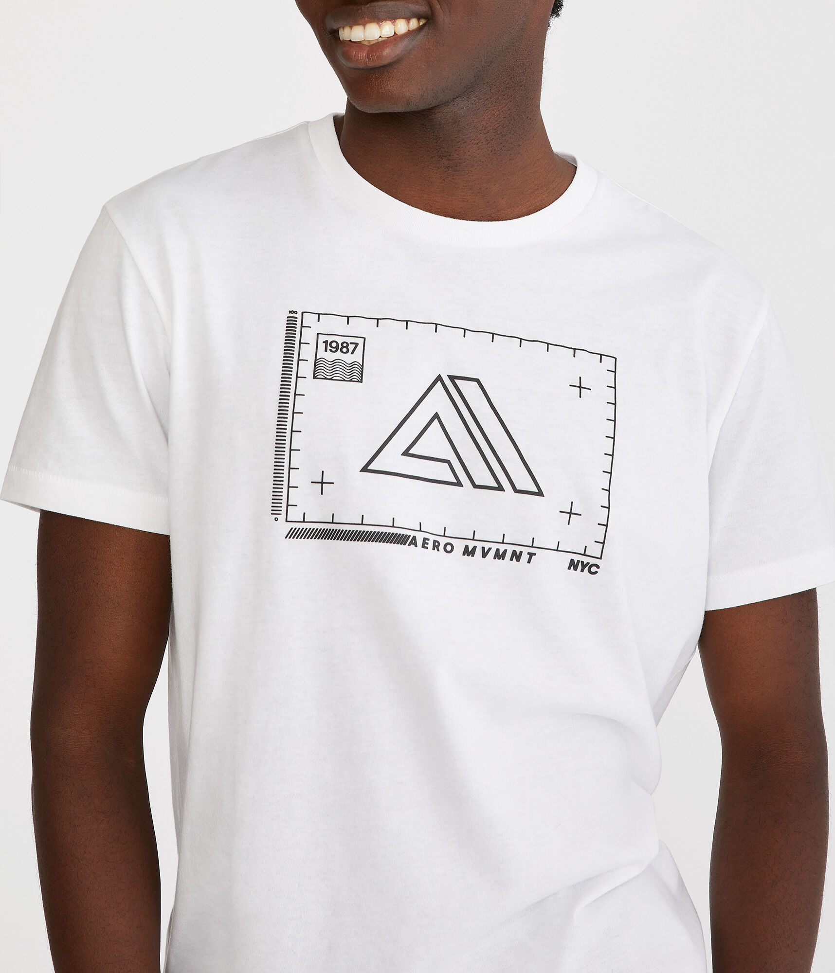 Aero MVMNT Hatch Mark Box Graphic Tee