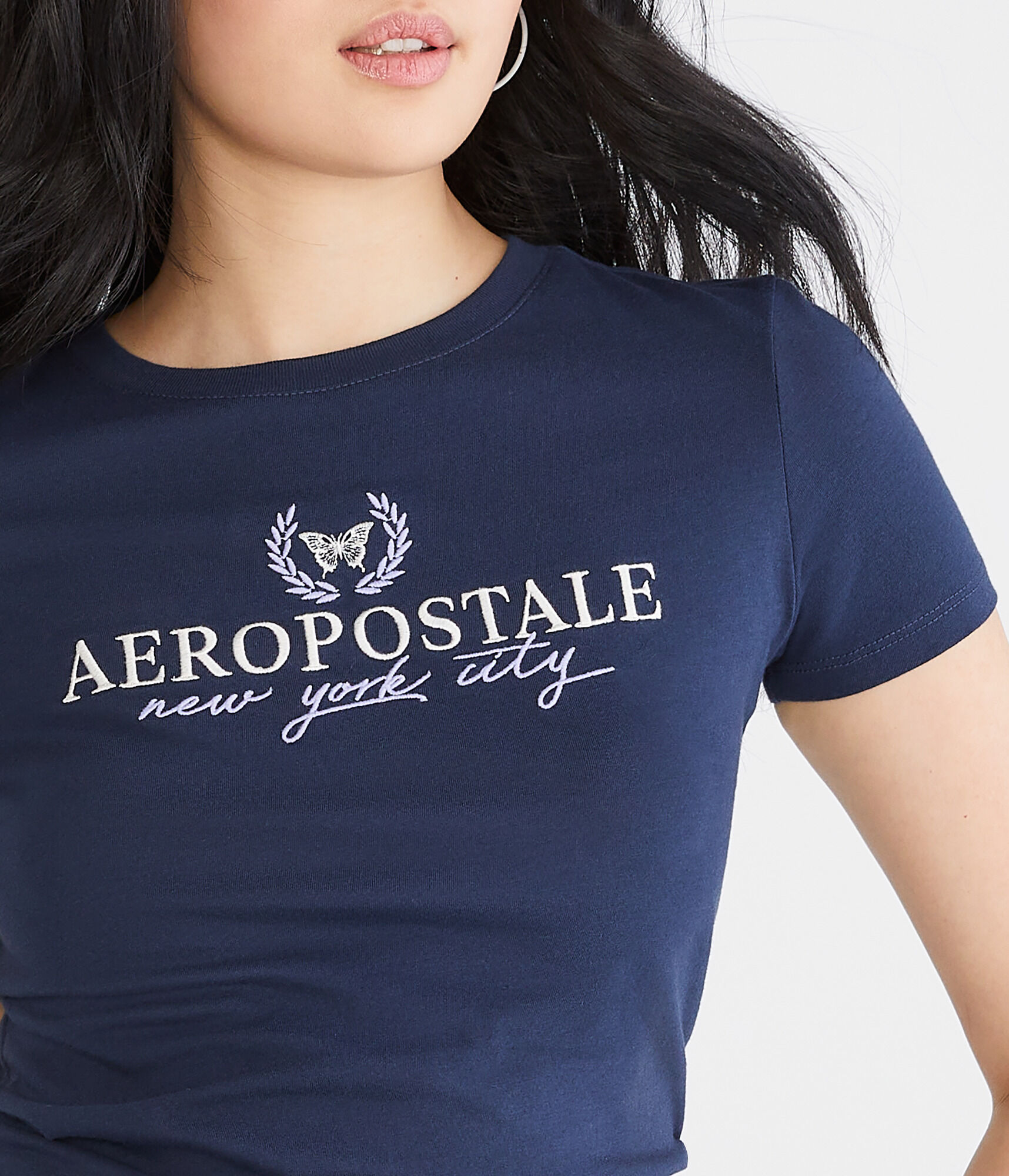 Aero NYC Laurel Crest Graphic Tee