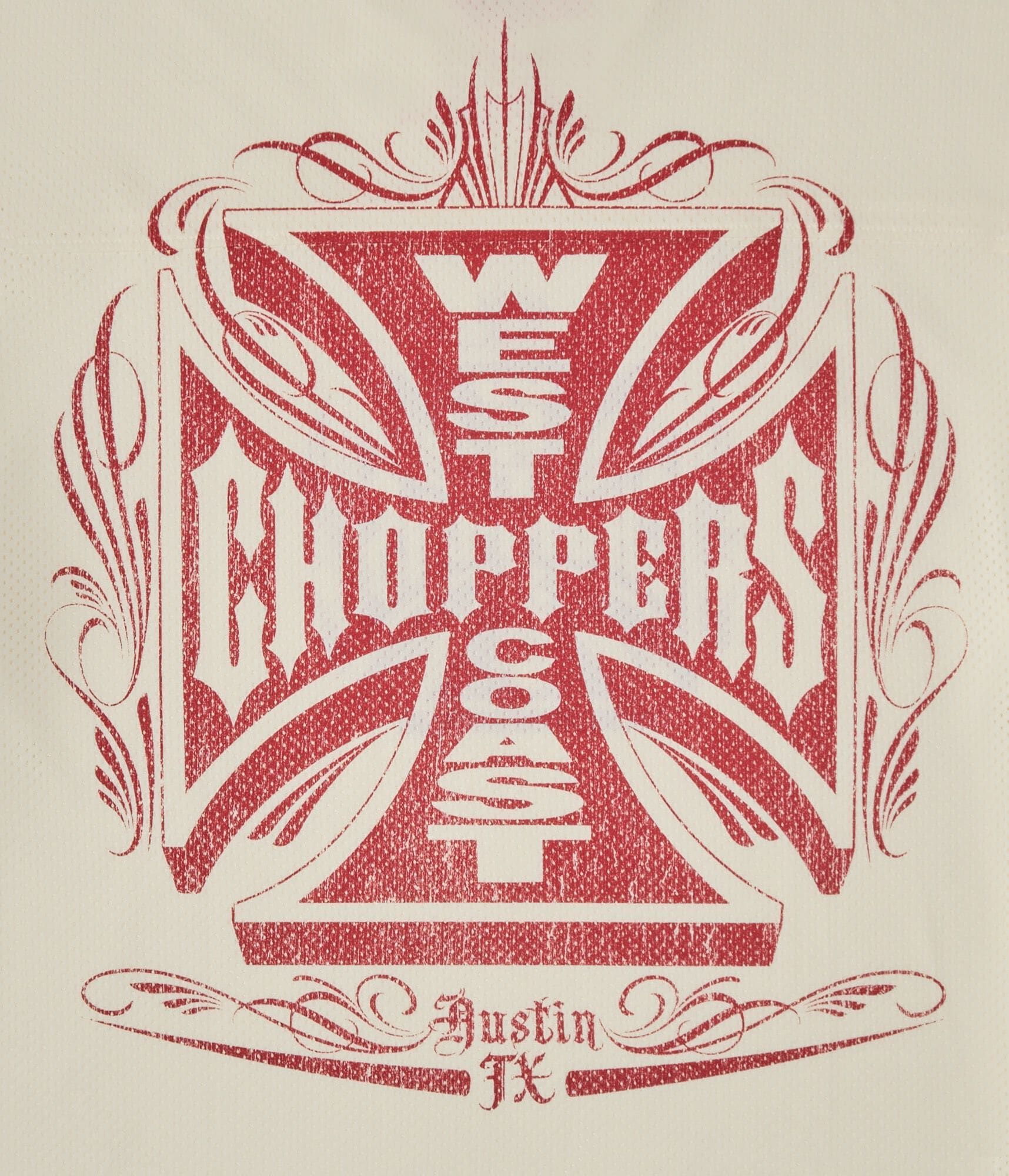 West Coast Choppers V-Neck Boxy Mesh Jersey