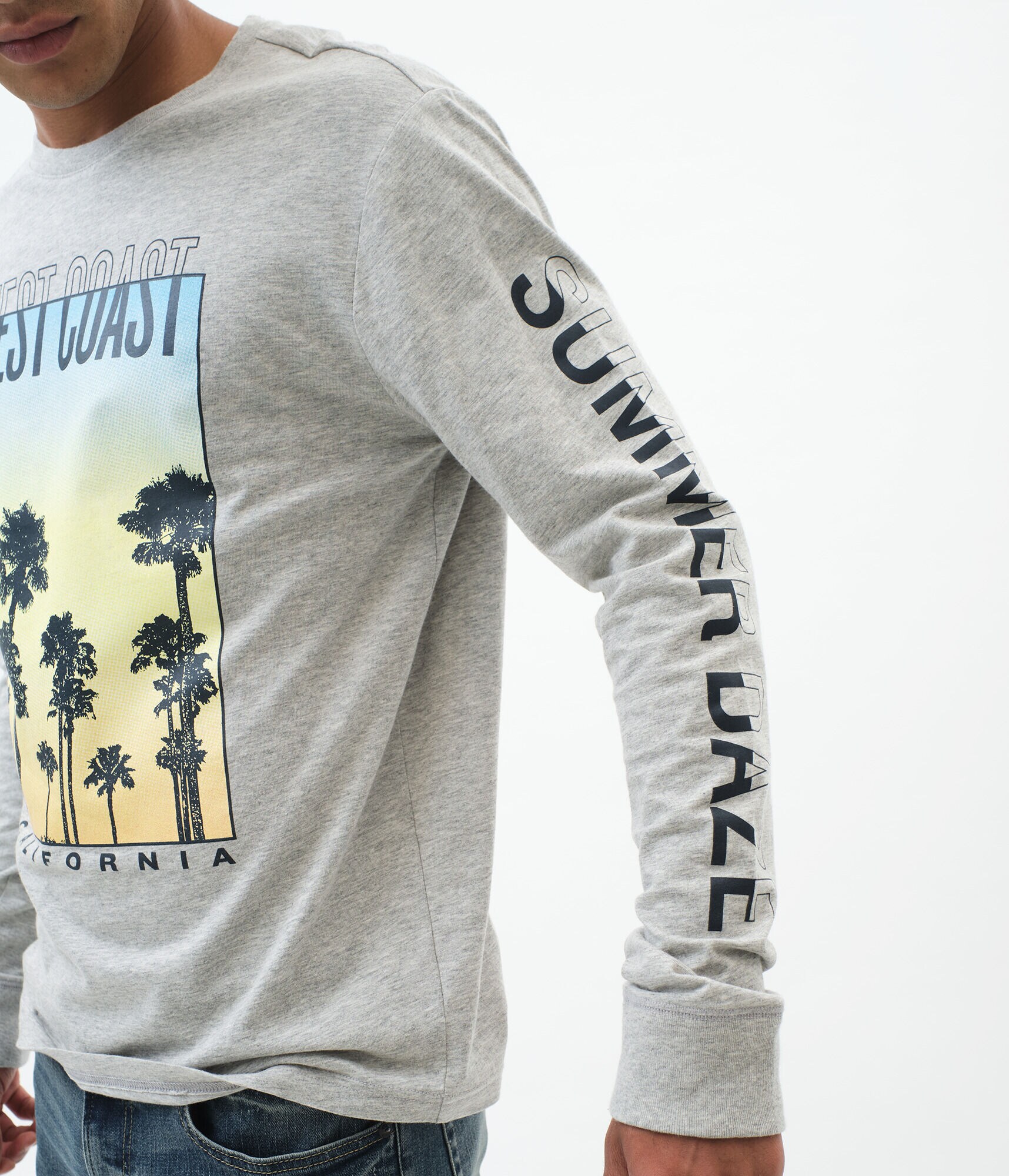 Long Sleeve West Coast Summer Daze Graphic Tee