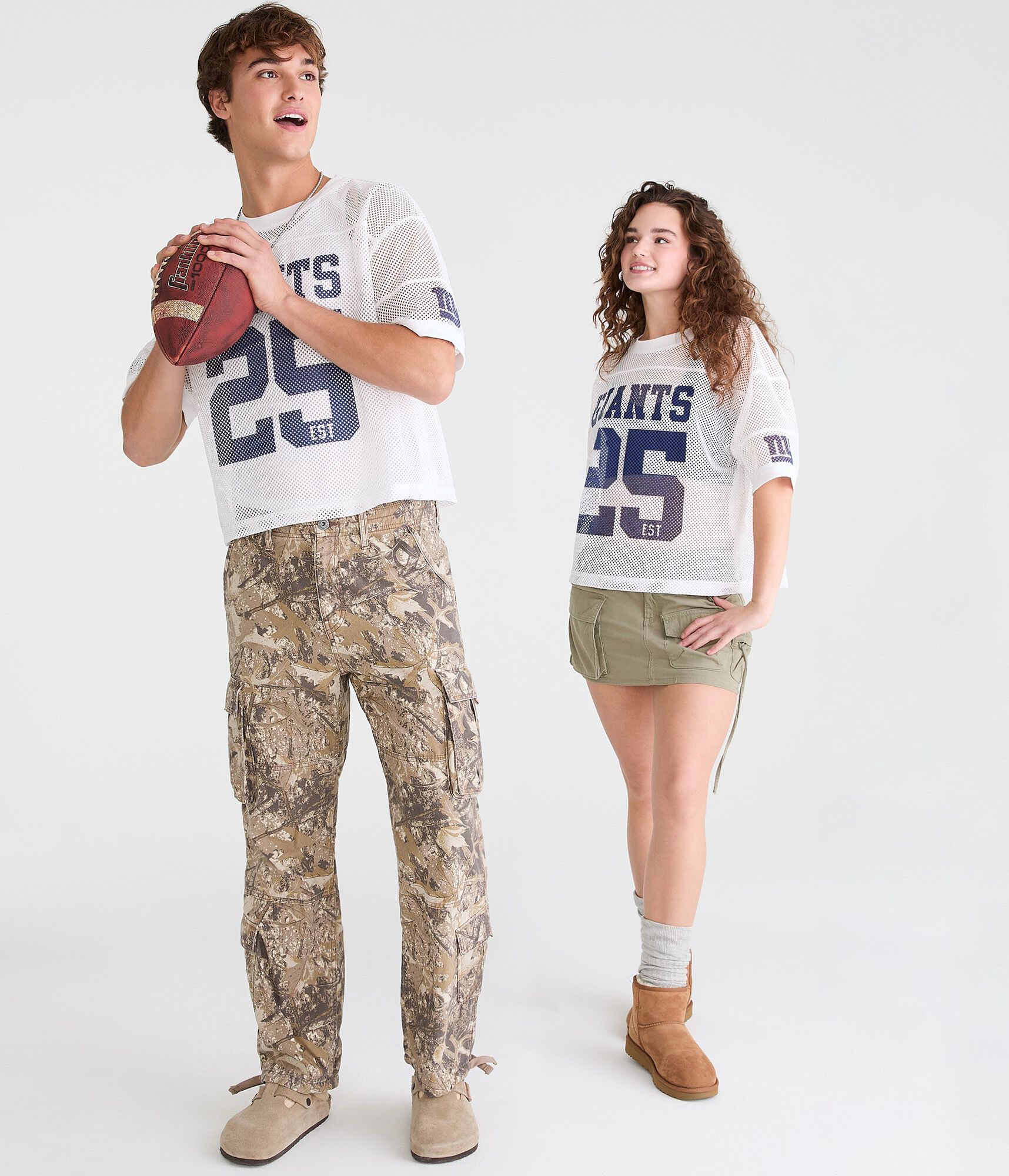 New York Giants Boxy Mesh Tee