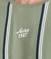 Aero Vertical Stripe Graphic Tee