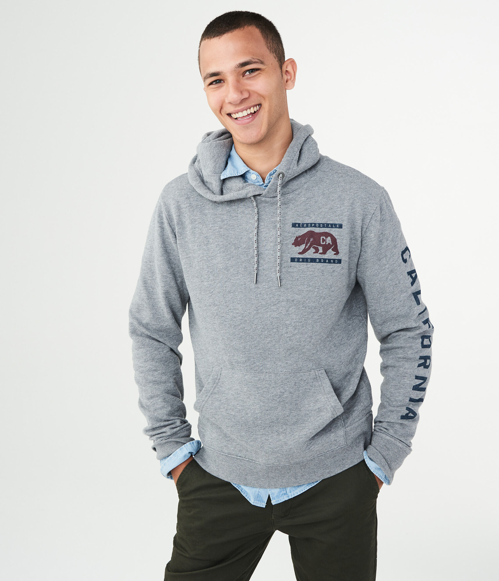 Aero Cali Bear Pullover Hoodie
