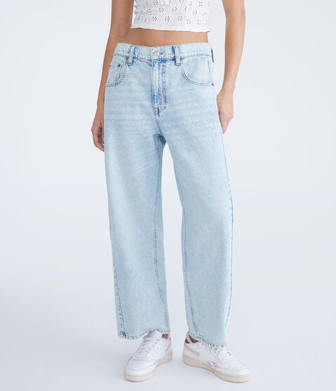 Mid-Rise Barrel Leg Jean Mid-Rise Barrel Leg Jean
