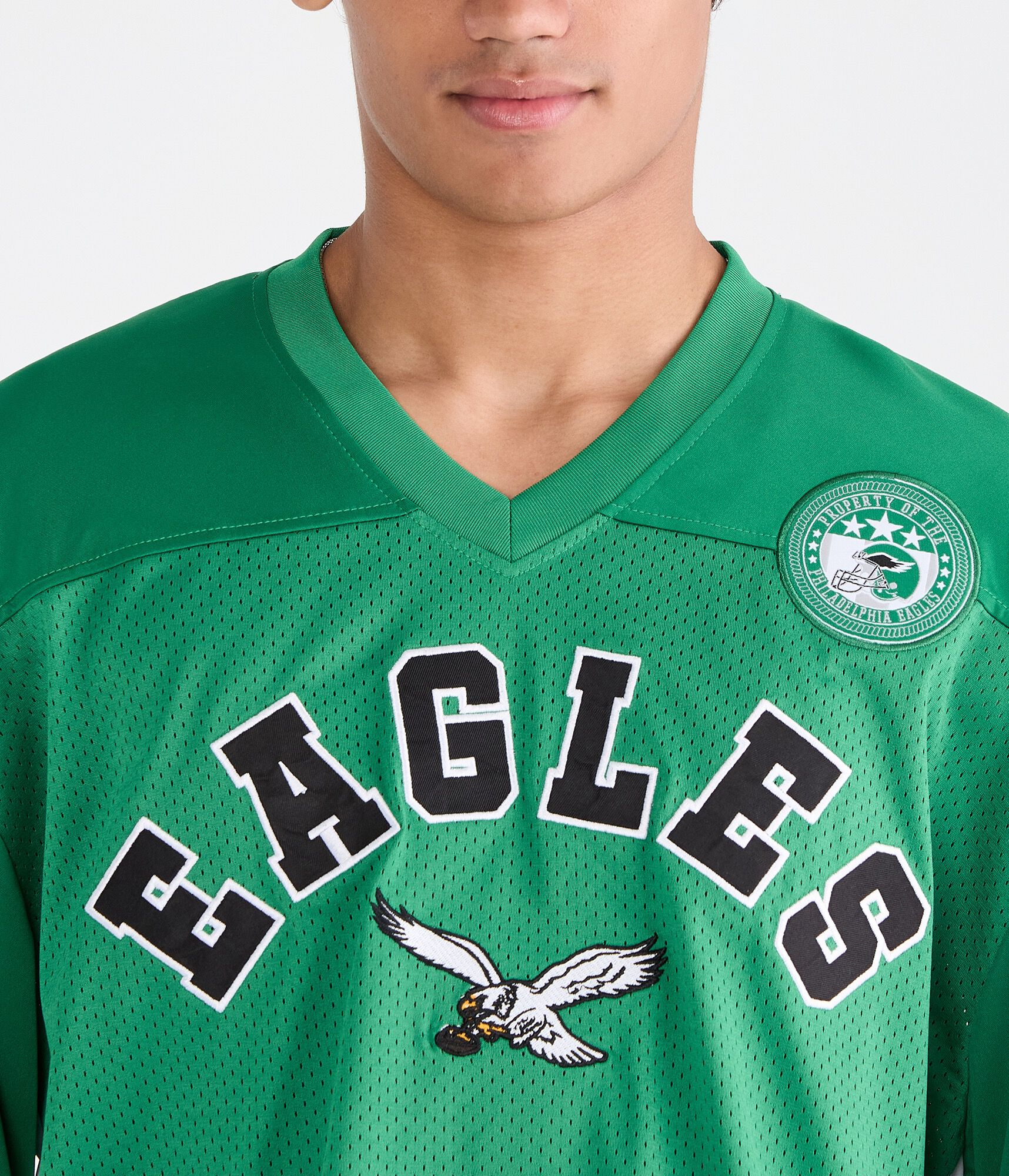 Long Sleeve Philadelphia Eagles Mesh Top