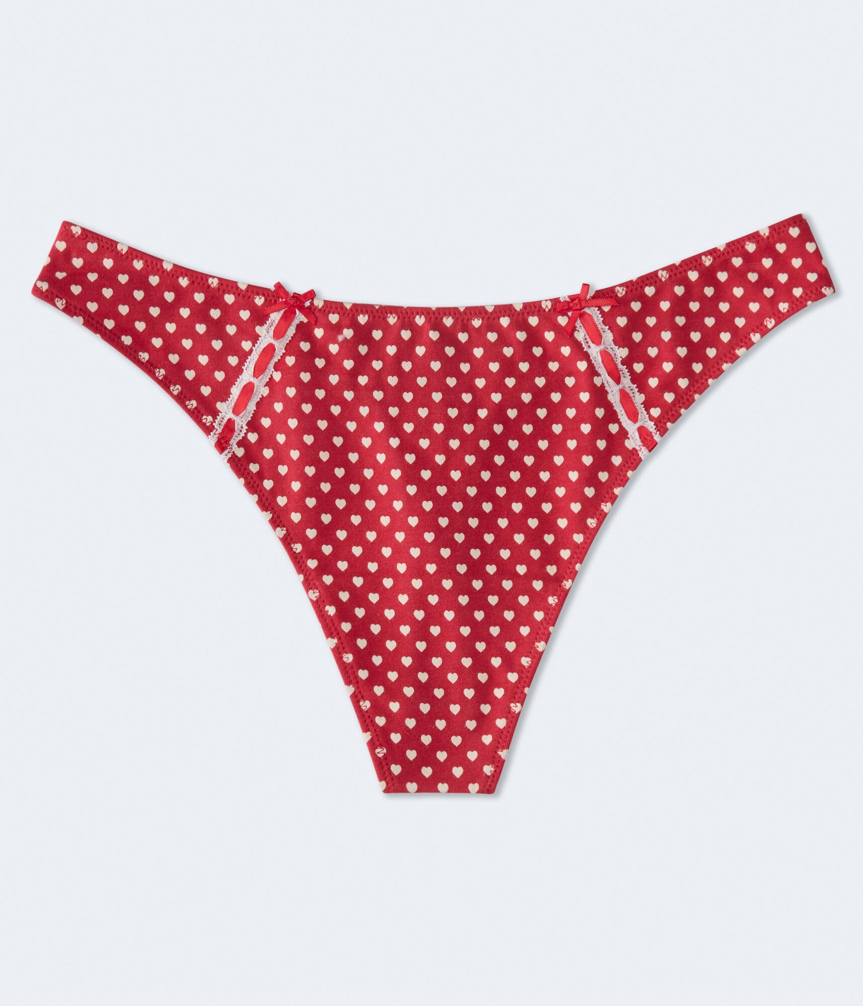 Hearts Ribbon Thong
