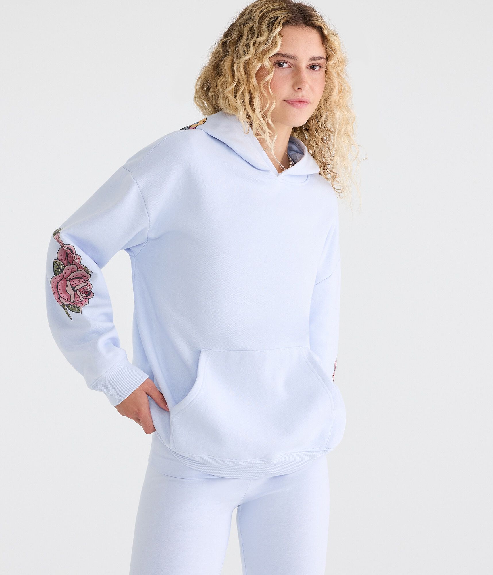 D&eacute;j&agrave; For Aero Gold Coast Bird Oversized Pullover Hoodie