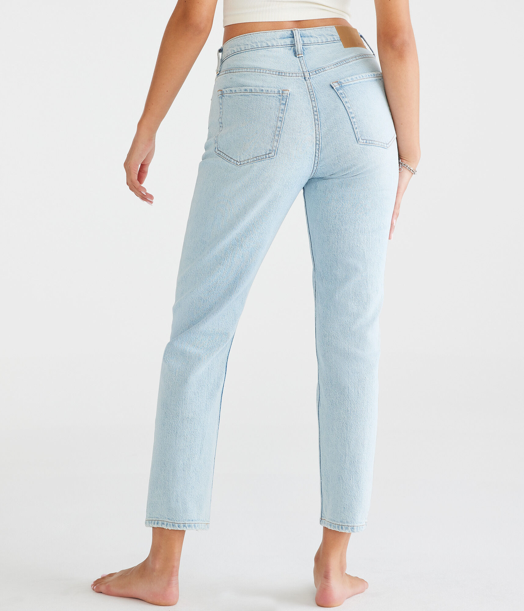 High-Rise Stretch Mom Jean