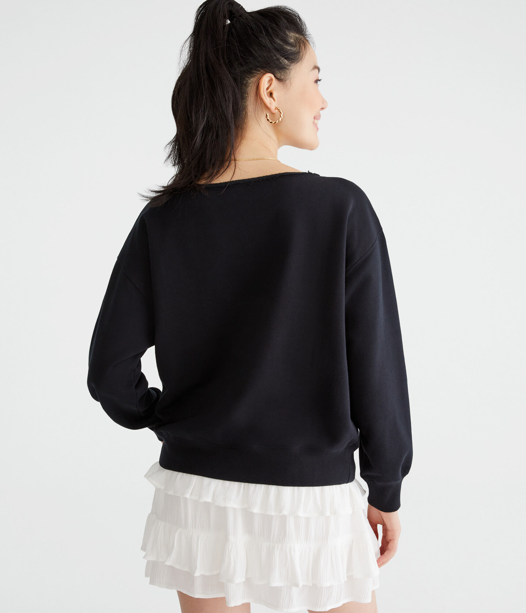 トップス dich henderson OFF SHOULDER SWEAT BLACK OFF SHOULDER SWEAT / BLACK – DICH HENDERSON