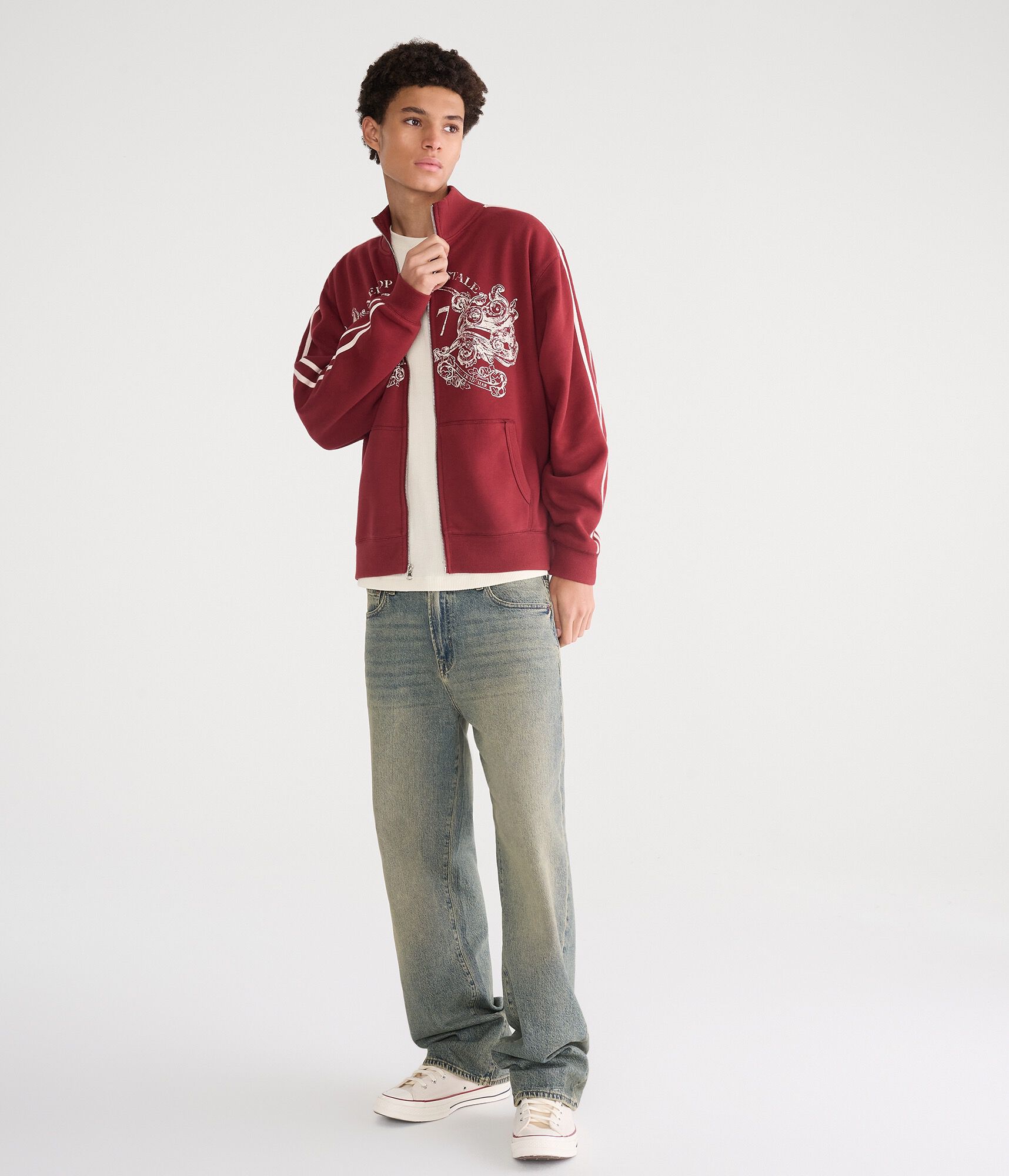 Aeropostale 87 Full-Zip Track Jacket