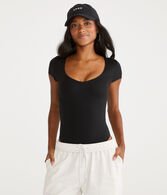 Seriously Soft Smooth V-Neck Bodysuit