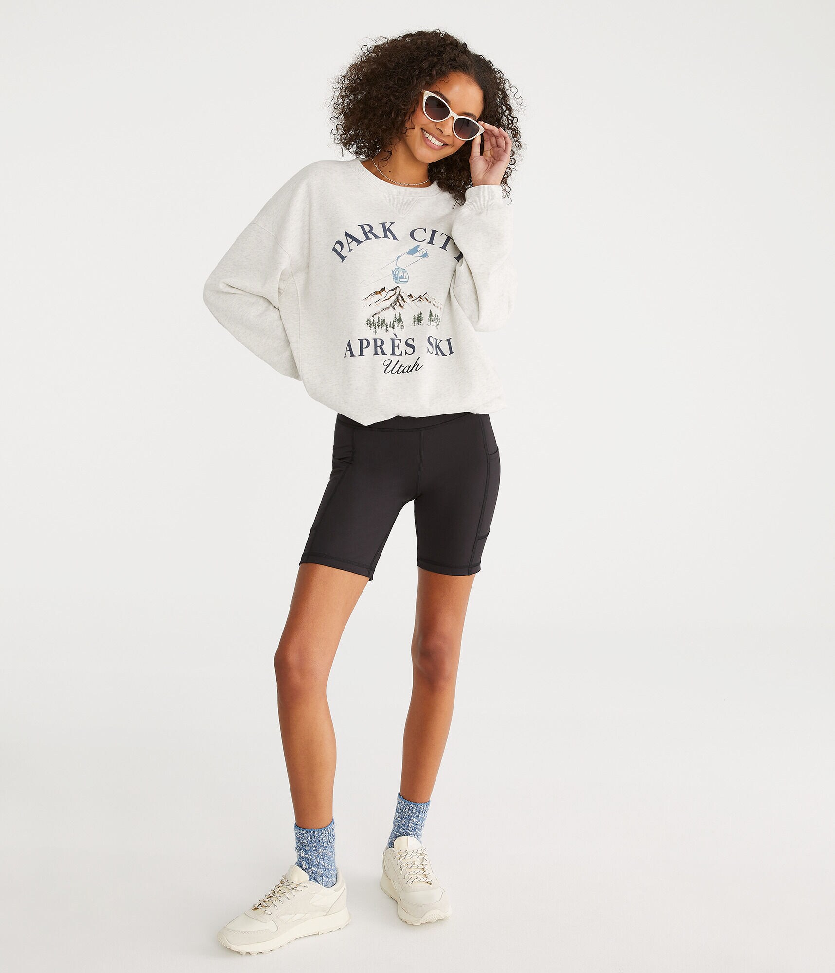 Park City Oversized Crew Sweatshirt