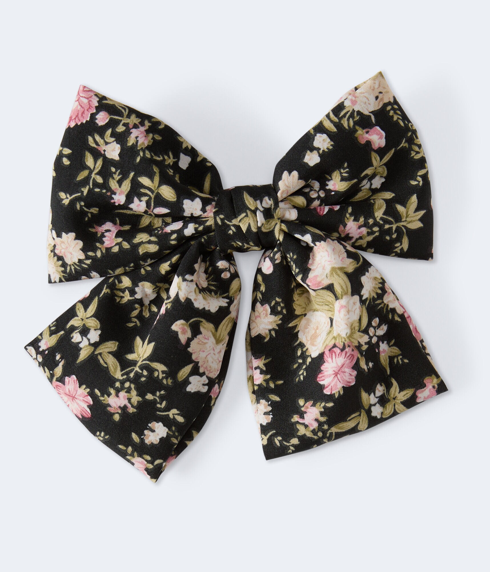 Floral Bow Hair Clip