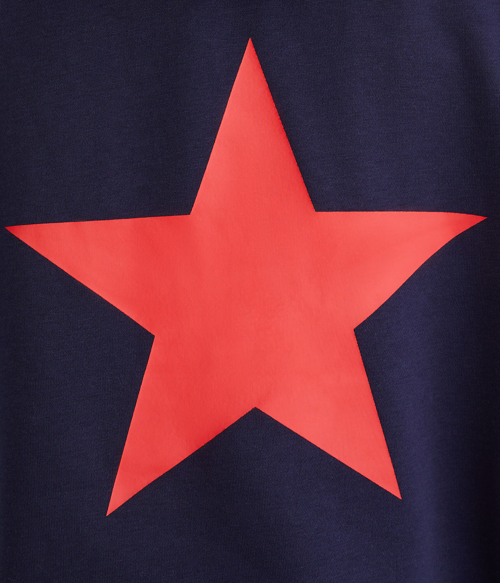 Red Star Oversized Pullover Hoodie