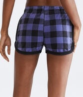 Buffalo Plaid Polyfleece Sleep Shorts
