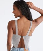 Chain Mail Cropped Party Top