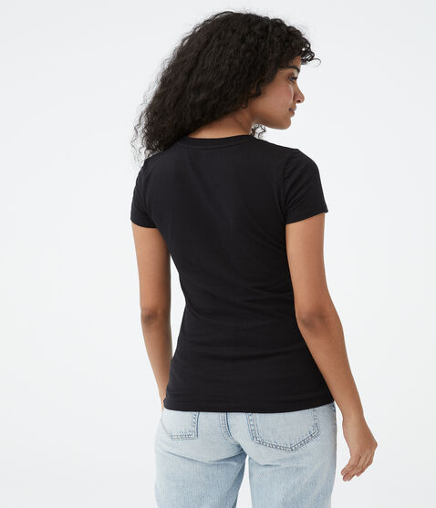 Aeropostale Arch Floral Graphic Tee Aeropostale Arch Floral Graphic Tee