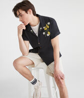 Short Sleeve Lemons Linen Camp Shirt