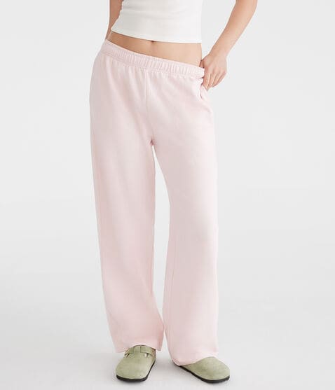 Mid-Rise Straight Leg Sweatpants Mid-Rise Straight Leg Sweatpants