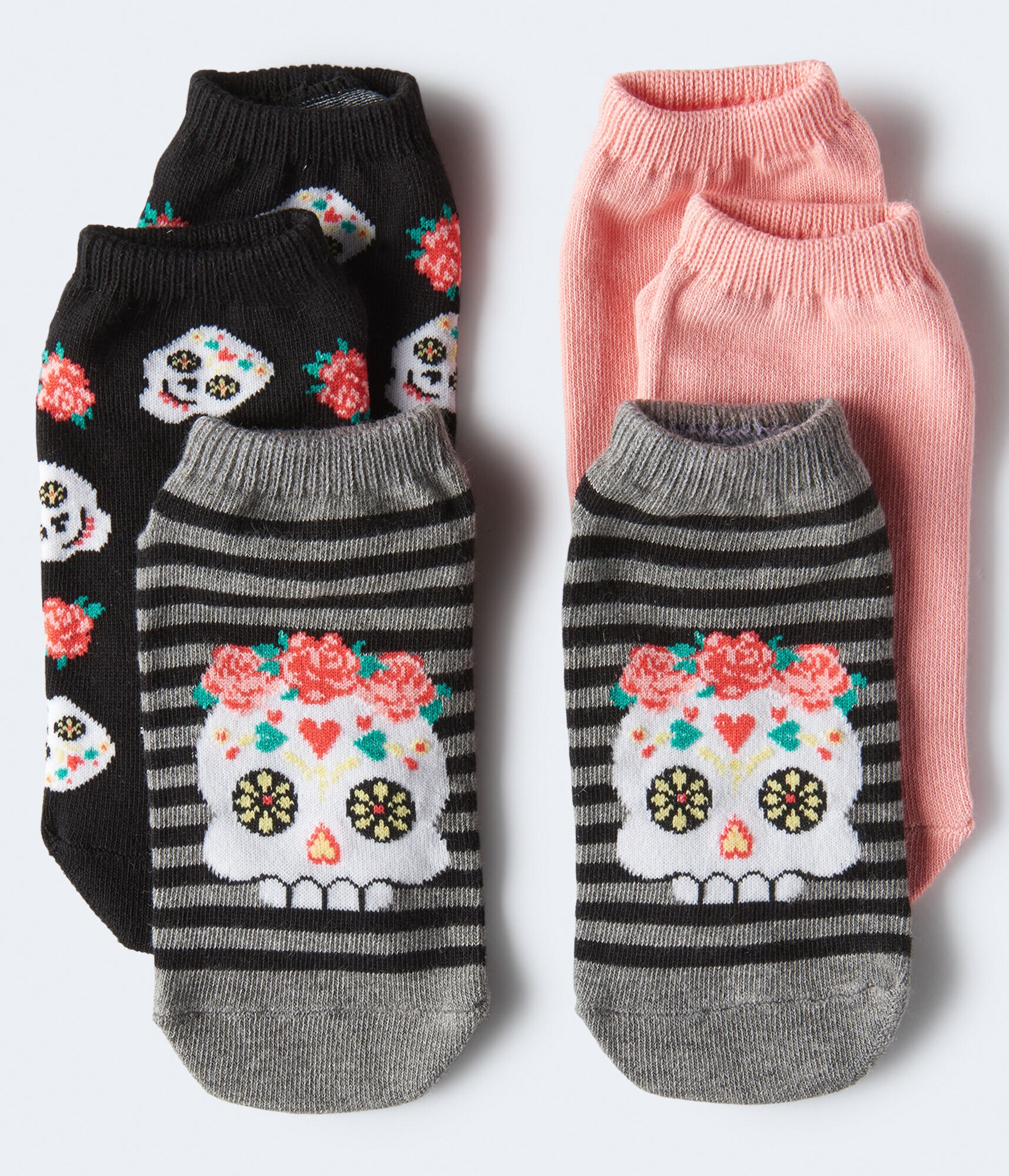 Day Of The Dead Ankle Sock 3-Pack