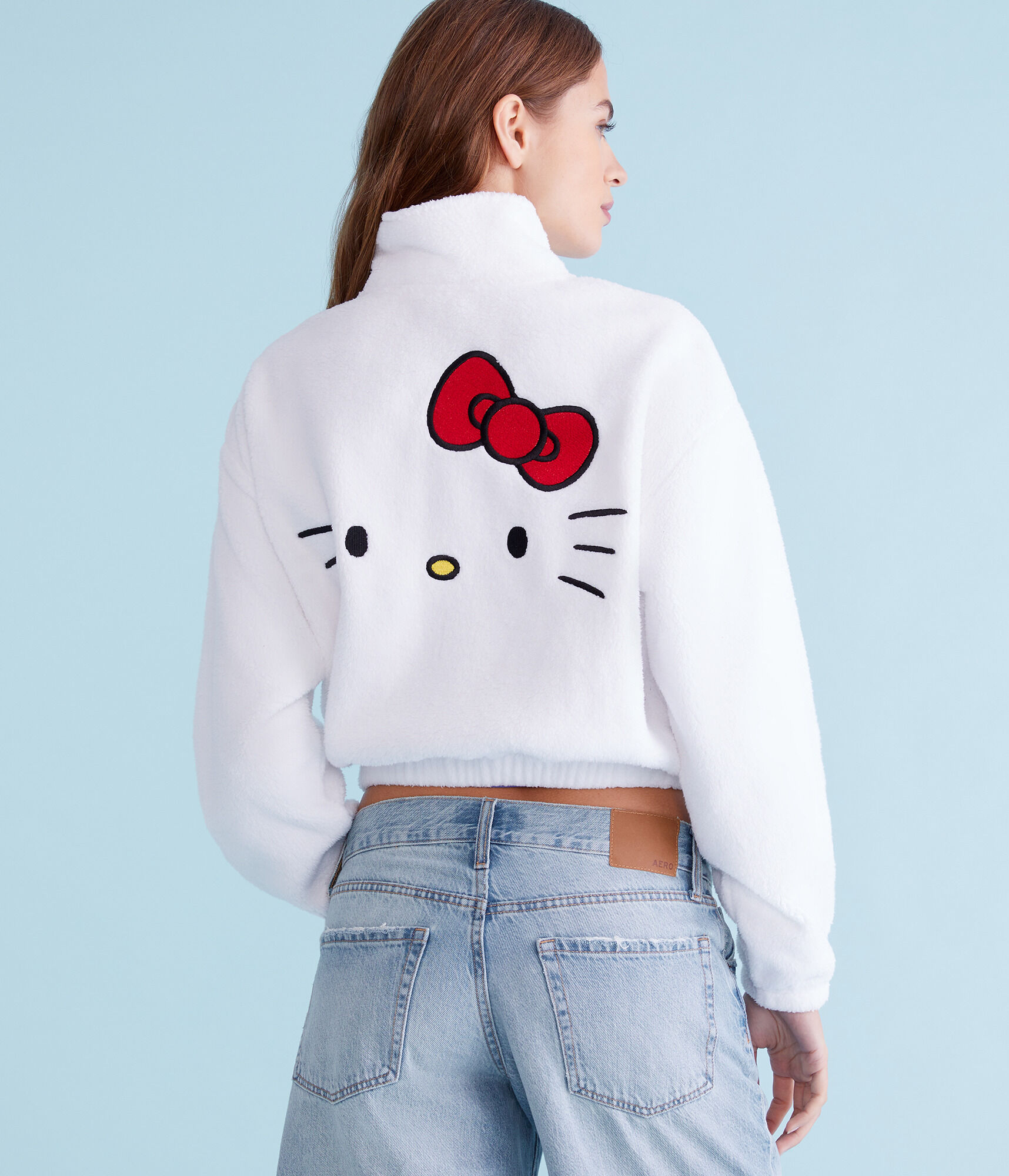 Hello Kitty Sherpa Quarter-Zip Pullover