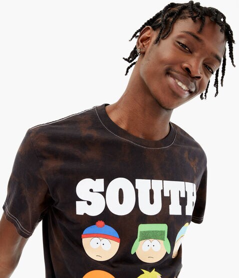 South Park Tie-Dye Graphic Tee South Park Tie-Dye Graphic Tee