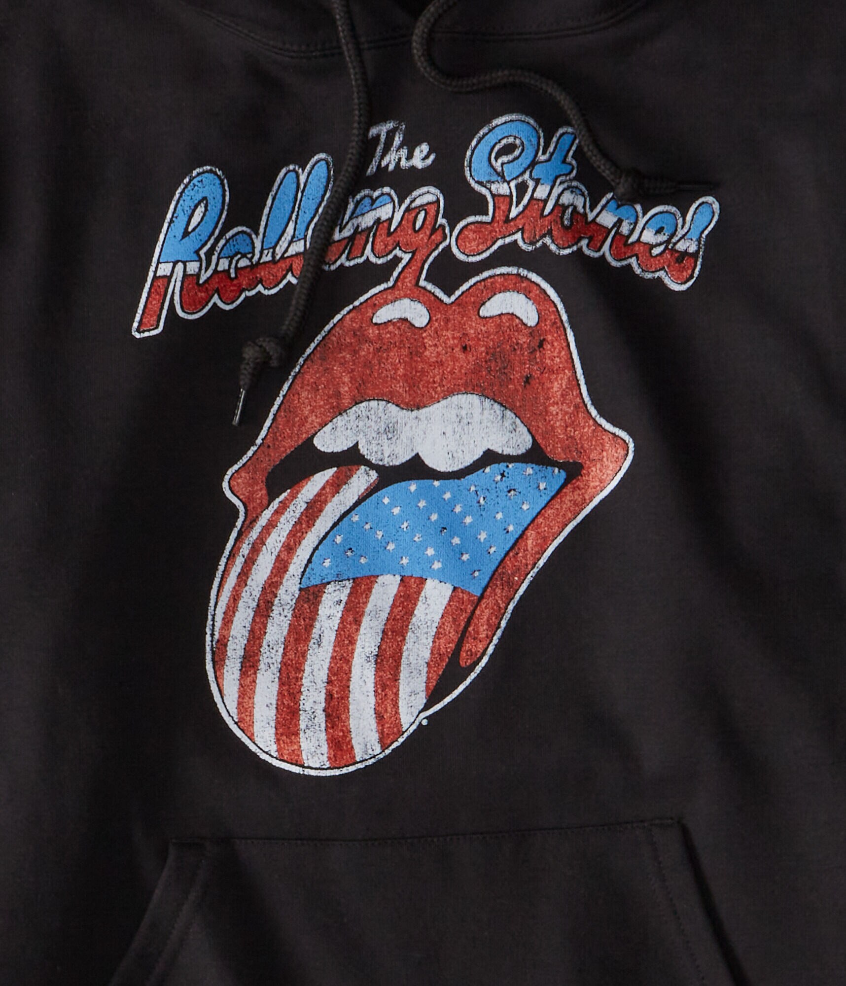 Rolling Stones American Flag Pullover Hoodie