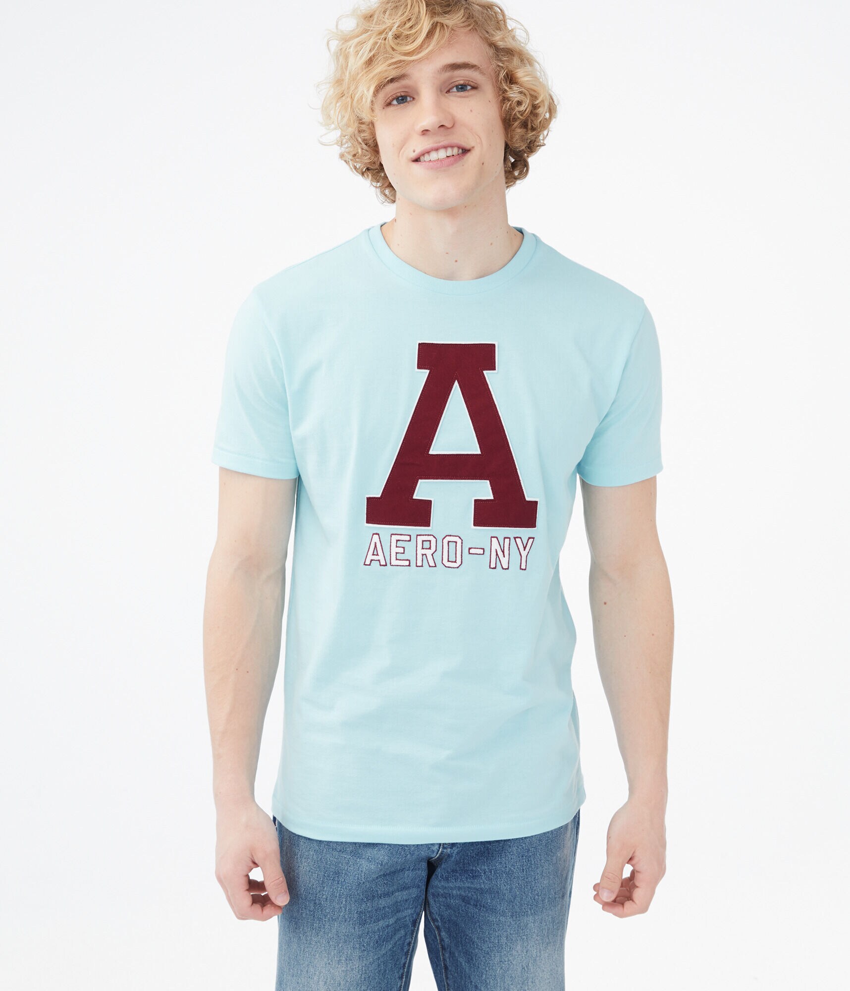 Oversized Letter Logo Graphic Tee