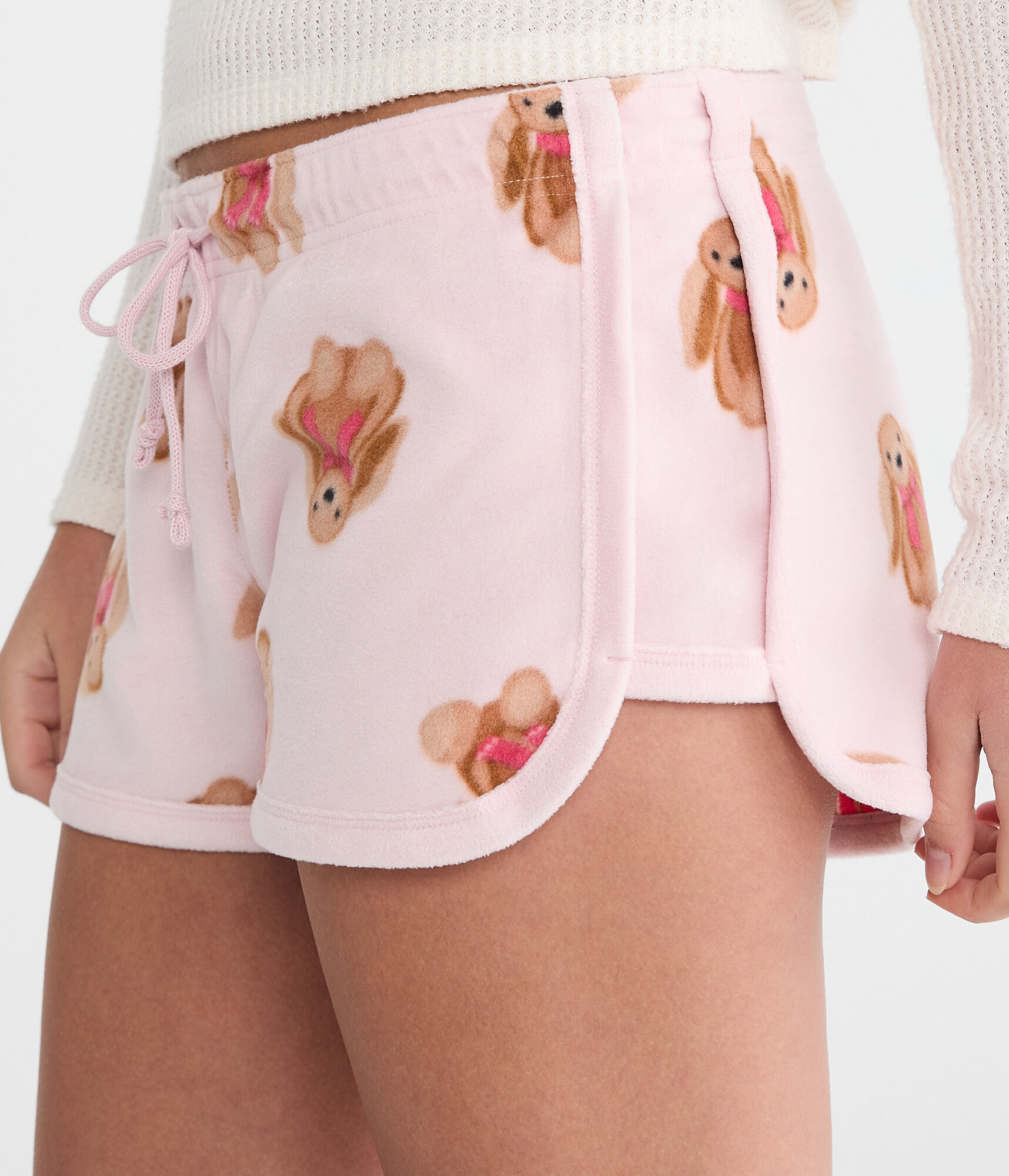 Plush Bunny Polyfleece Sleep Shorts